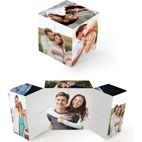 Uniqora Benutzerdefiniertes Würfelpuzzle mit Foto,Personalisiertes Foto Zauberwürfel 3D Drehbar mit 6 Bildern,für Familie,Freunde,Geburtstag,Weihnachten,Valentinstag,Angepasstes Geschenk Uniqora Benutzerdefiniertes Würfelpuzzle mit Foto,Personalisiertes Foto Zauberwürfel 3D Drehbar mit 6 Bildern,für Familie,Freunde,Geburtstag,Weihnachten,Valentinstag,Angepasstes Geschenk von Uniqora