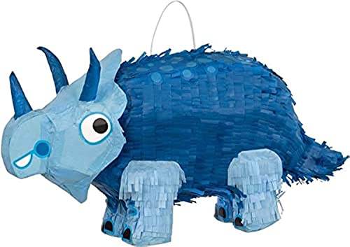 Unique 68145 Dinosaur Triceratops Dinosaurier Pinata, Blue von Unique