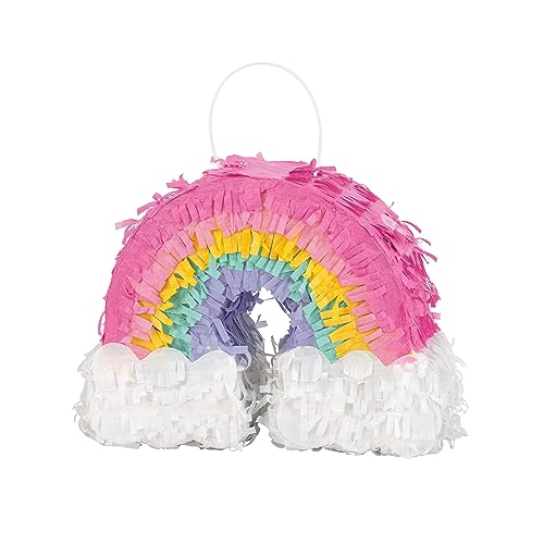 Unique Party Supplies 73919 Mini-Regenbogen Pinata-Geschenkdekoration von Unique