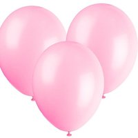 Luftballons rosa im 10er Pack, 30cm von Unique Party