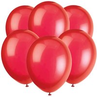 Rote Luftballons, 30cm, 10 Stück von Unique Party