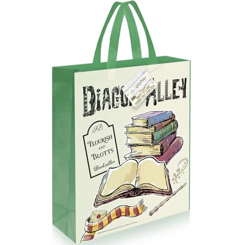 Unique 23581 Harry Potter Große Partytasche aus Kunststoff Party-33 cm x 28 cm, Cartoon, Multicolour, 1 stück (1er Pack) von Unique Party