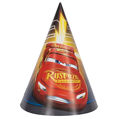 Disney Cars Partyhüte, 8 Stück von Unique