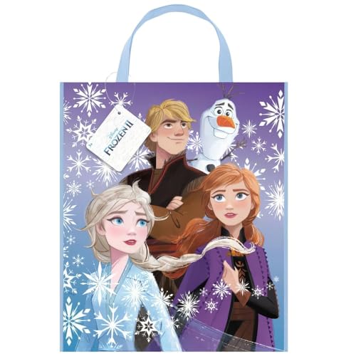 Große Partytasche aus Kunststoff - Disney Frozen 2 Party - 33cm x 28cm von Unique