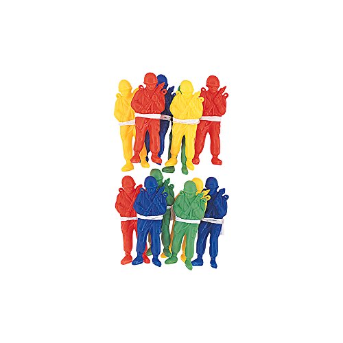 Partygeschenke - Spielzeug-Fallschirmspringer - 12er-Pack, Gemischt Partygeschenke - Spielzeug-Fallschirmspringer - 12er-Pack, Gemischt von Unique