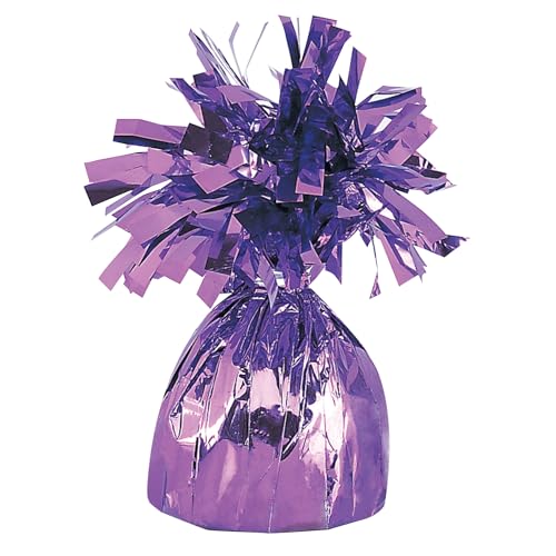 Unique 85648 Folienballon-Gewicht-Lavendel-Farbe, 1 Stück, 1 Stück von Unique