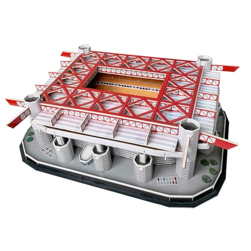 Habarri - SAN SIRO Puzzle 3D - 3D Puzzle Stadion - 3D Fußballstadion für Kinder und Erwachsene - Fußballstadion Modell - Modellbau - 154 Elemente von UniteDream