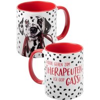 Mug - DOG -Gassi - inner red von United Labels