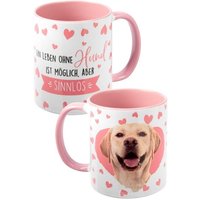 Mug - DOG-Sinnlos - inner pink von United Labels