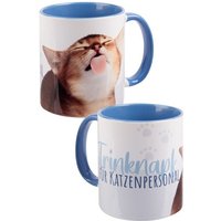 Mug - Katze- Trinknapf-inner blue von United Labels