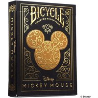 Bicycle - Disney Mickey Mouse - Black and Gold von United States Playing Card Company