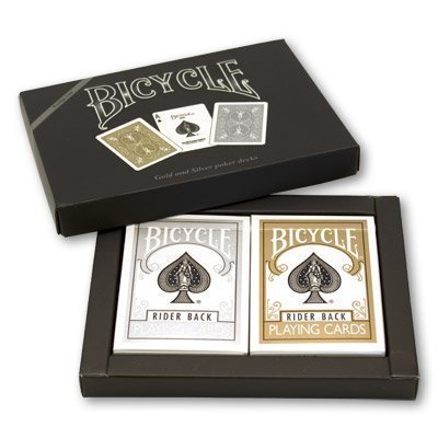 Bicycle Playing Cards - Gold and Silver Poker Decks, boxed set by United States Playing Card Company von Bicycle