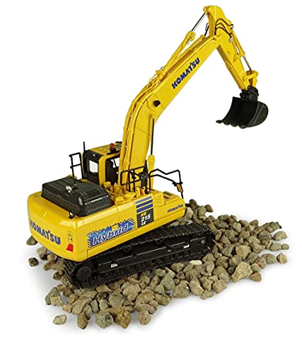 Universal Hobbies Komatsu HB215 LC3 Miniatur-Fahrzeug, UH8135, Gelb von Universal Hobbies