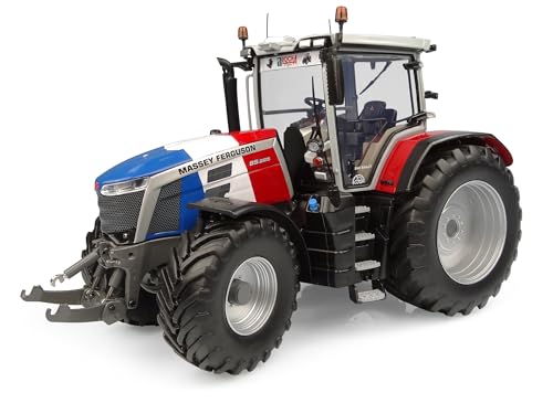 Universal Hobbies Traktor Massey Ferguson 8S.225 blau weiß rot von Universal Hobbies