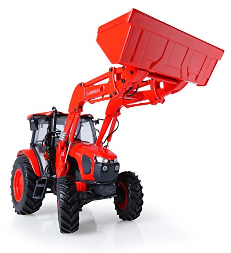 Universal Hobbies – uh5212 – Traktor Kubota M5111 mit Ladegerät vor – Orange – Maßstab 1: 32 von Universal Hobbies