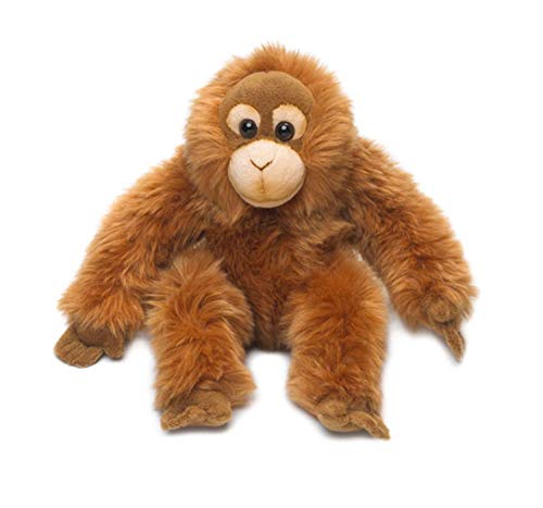 Universal Trends 15191004 WWF16111 WWF Plüsch Orang-Utan Baby, realistisch gestaltetes Plüschtier, ca. 23 cm groß und wunderbar weich, braun von WWF