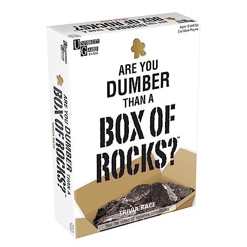 Are You Dumber Than a Box of Rocks Trivia Game von University Games