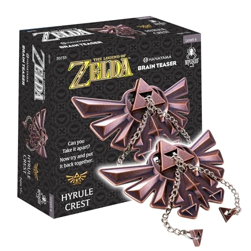 BePuzzled | Legend of Zelda Hyrule Crest Hanayama Brain Teaser, Mensa Rated Level 4, für Kinder ab 12 Jahren von University Games