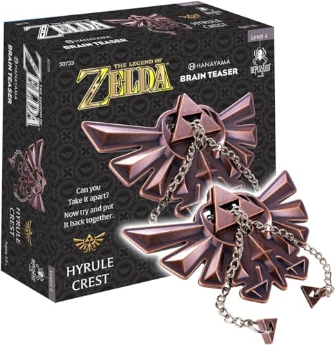 BePuzzled | Legend of Zelda Hyrule Crest Hanayama Brain Teaser, Mensa Rated Level 4, für Kinder ab 12 Jahren von Hanayama