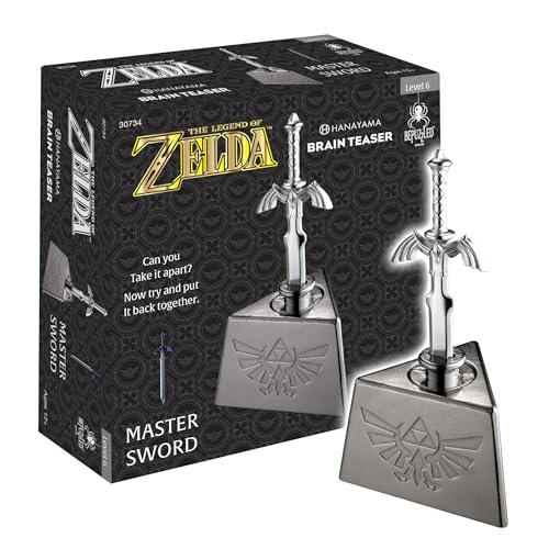 BePuzzled | Legend of Zelda Master Sword Hanayama Brain Teaser, Mensa Rated Level 6, für Kinder ab 12 Jahren von University Games