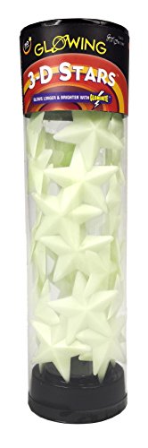 University Games Glow in The Dark sterren: 3D Stars Tube (29106) von University Games