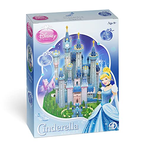 University Games U08550 Disney Cinderella Castle, Mehrfarbig von University Games