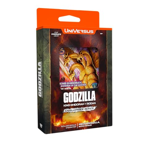 UniVersus Godzilla Challenger Series - King Ghidorah & Rodan Deck - 2 Character Decks, Ready to Play, Deck Building Card Game, Licensed, UVS Games von Universus