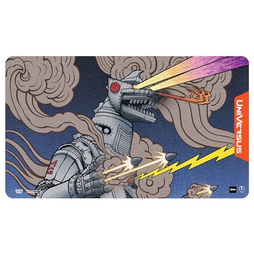 UniVersus Godzilla Challenger Series - Mechagodzilla - Bionic Menace Playmat - 24x14 Neoprenmatte, Tisch-Kartenspiel-Zubehör, UVS-Spiele, lizenziert von Universus