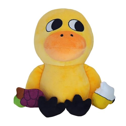 Duck Stuffed Animal, Cartoon Plush Doll, Soft Sleeping Companion Toy, Cute Duck Stuffy, Huggable Plush 23cm/9.06 Inches for Sofa, Bed, and Car, for All Ages von Uonguon