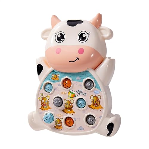 Kids Fast Push Game, Educational Press Toy, Cow Shape Fidget Toy, Kids Interactive Learning, 7.87x10.63x1.77 Inch, Perfect for Home, Kindergarten, and Nursery Playtoy von Uonguon