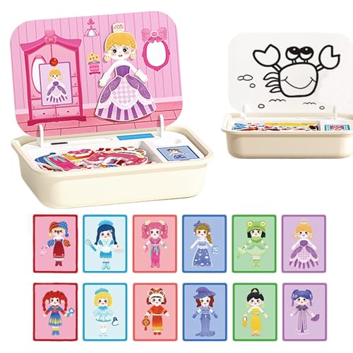 Magnetisches Puzzle Spielzeug | Holz Magnet Puzzle Brettspiel Mit Aufbewahrungsbox | Vorschule Lernspielzeug Ab 3 4 5 6 Jahre | Für Kleinkinder Mädchen Kinder Ab 3-6 Jahren Magnetisches Puzzle Spielzeug | Holz Magnet Puzzle Brettspiel Mit Aufbewahrungsbox | Vorschule Lernspielzeug Ab 3 4 5 6 Jahre | Für Kleinkinder Mädchen Kinder Ab 3-6 Jahren von Uonguon
