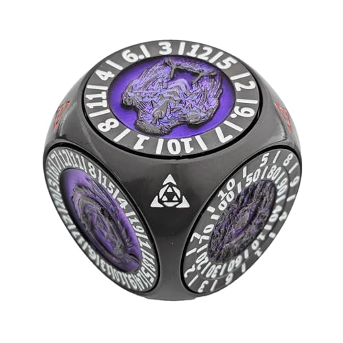 Metal Dice, Standard Game Dice Set, 2.76 inches Rotating Geometric Toy for Teens Adults and Couples, Multifunctional Party Accessory, Game Nights Compact Portable Design Metal Dice, Standard Game Dice Set, 2.76 inches Rotating Geometric Toy for Teens Adults and Couples, Multifunctional Party Accessory, Game Nights Compact Portable Design von Uonguon