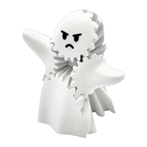 Spielzeuggefahr, sensorische Zahnräder Geisterfigur für Stressabbau, Halloween -Schreibtischverzierung, Entspannungshilfe mit Zappelfunktion, gruseliges Spielzeug für Büroreisen, weißer Plastik, Gesch Spielzeuggefahr, sensorische Zahnräder Geisterfigur für Stressabbau, Halloween -Schreibtischverzierung, Entspannungshilfe mit Zappelfunktion, gruseliges Spielzeug für Büroreisen, weißer Plastik, Gesch von Uonguon