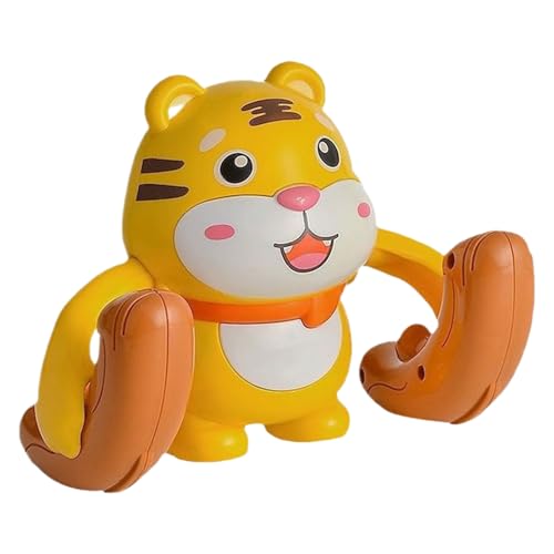 Tumbling Light Up Tiger Toy, Electronic Musical Toy, Funny Animal Toy Kids, Movable Cartoon Animal Toy for Children, Fun Toy to Boost Hand Eye Coordination and Reaction Skills von Uonguon