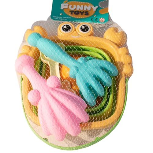 Uonguon Beach Sand Toy, Children’s Sand Shovel, Foldable Bucket, Interactive Outdoor Game, Digging, Stacking, Shaping Castles, for Kids Aged 3-10 Years Old, Perfect for Beach von Uonguon