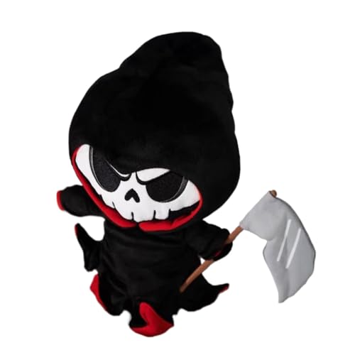 Uonguon Creeper Plüsch, gefüllte Cartoon-Totenkopf-Plüschfigur, entzückende Anime-Puppe, dekorative Kissen & Figuren, 25 cm, Sammlerstücke für Wohnzimmer & Schlafzimmer von Uonguon