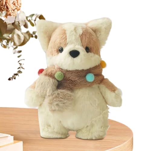 Uonguon Cute Cartoon Dog Stuffed Toy, 13.78inch Soft Plush Animal Toy for Kids, Dog Scarf Pillow for Women &Childrens,Bedtime,13.78inches,Animal Plush Toy for Women Dog Pillow Plush Toy von Uonguon