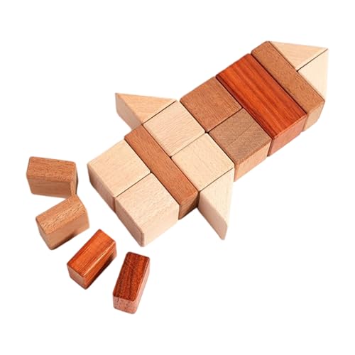 Uonguon Holzbausteine, Pädagogik -Stapelspielzeug für Kinder Lernen, Mädchen Spaß mit kognitiven Fähigkeiten, Discovery Learning -Spiel für Schule, Klassenzimmer und Kindergarten Uonguon Holzbausteine, Pädagogik -Stapelspielzeug für Kinder Lernen, Mädchen Spaß mit kognitiven Fähigkeiten, Discovery Learning -Spiel für Schule, Klassenzimmer und Kindergarten von Uonguon
