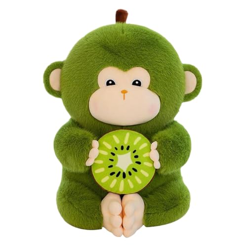 Uonguon Monkey Stuffed Animal, Kiwi Monkey Stuffy, Cartoon Plush Toy, Soft and Cuddly, Sturdy & Perfect Sofa Cushion, Ideal for Home Decor 30cm/11.8 Inches (Green) von Uonguon