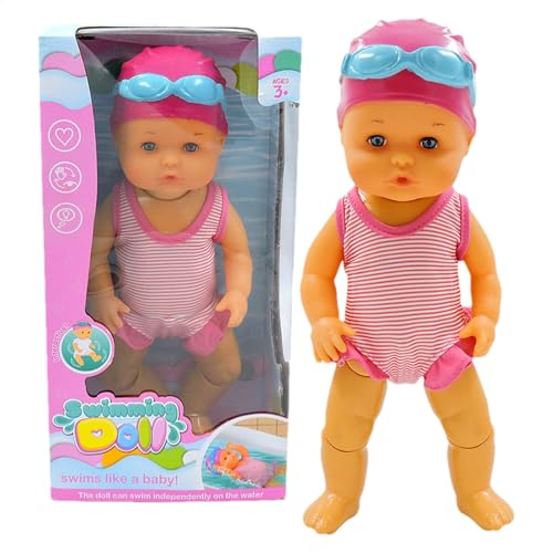 Uonguon Swimming Doll | Electric Swimming Doll for Pool Play | Waterproof Motorized Water Doll Toy for Kids | Fun Swim Doll for Outdoor Activities | Cute & Interactive Swim Doll for Pool Time Fun von Uonguon