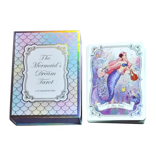 Uonguon Tarotkarten-mystisches Wahrsagery Deck für Anfänger, 78-Karten-Orakel-Set für Tischles, tragbares Vermögen, spirituelle Führung, Zuhause, Reisen, Erwachsene, Männer, Selbstreflexion, Spaß Uonguon Tarotkarten-mystisches Wahrsagery Deck für Anfänger, 78-Karten-Orakel-Set für Tischles, tragbares Vermögen, spirituelle Führung, Zuhause, Reisen, Erwachsene, Männer, Selbstreflexion, Spaß von Uonguon
