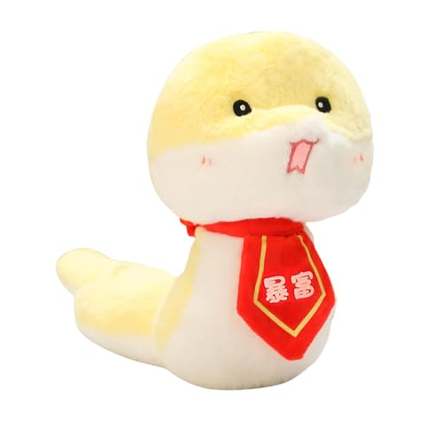 Uonguon Year of The Snake Doll, Snake Plushie, Snake Stuffed Toy, Chinese New Year Plush, Stuffed Snake Toy, Plush Snake with Bowtie, Snake Plush Toy for Kids, Snake Stuffed Animal, von Uonguon