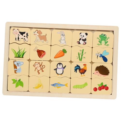 Uonlytech 1 Satz Tierepaarungspaare Puzzlematte Puzzle- für Holzrätsel Holzpuzzle für Steckpuzzle für Holzspielzeug Kinderspielzeug -Rätsel hölzern Uonlytech 1 Satz Tierepaarungspaare Puzzlematte Puzzle- für Holzrätsel Holzpuzzle für Steckpuzzle für Holzspielzeug Kinderspielzeug -Rätsel hölzern von Uonlytech