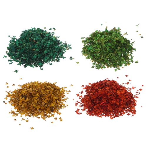 Uonlytech 4 Beutel Miniaturblätter: Miniatur-Simulationsblätter für DIY-Feengarten-Diorama-Landschaftsgestaltung, Modelleisenbahn-Landschaftslayout Uonlytech 4 Beutel Miniaturblätter: Miniatur-Simulationsblätter für DIY-Feengarten-Diorama-Landschaftsgestaltung, Modelleisenbahn-Landschaftslayout von Uonlytech