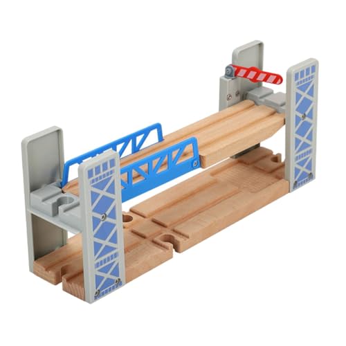 Uonlytech Holzeisenbahn Brücke aus Holz Erhöhter Überweg für Zugschienen Kompatibel mit Montessori Zugspielzeug Robustes Modellbahn Zubehör für Ab Jahren Spielzeugset Uonlytech Holzeisenbahn Brücke aus Holz Erhöhter Überweg für Zugschienen Kompatibel mit Montessori Zugspielzeug Robustes Modellbahn Zubehör für Ab Jahren Spielzeugset von Uonlytech