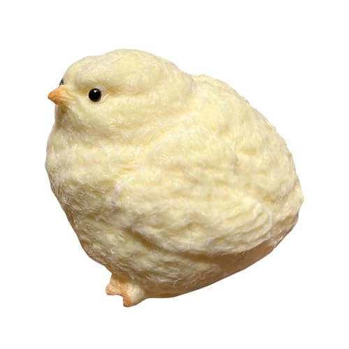 Huhn Squishy Toy, Chicken Squeeze Toy Squishy Chicken Squeeze Toy Funny Chicken Stress Relief Toy, Cute Fun Little Chick Toy Für Kinder Erwachsene, 2,76 X 3,15 Zoll von Uoqpty