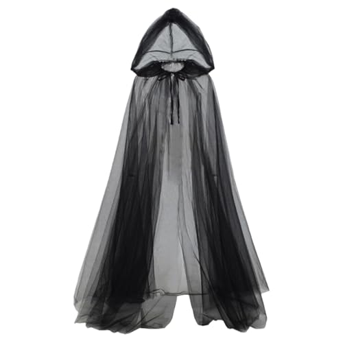 Uoqpty Herren Halloween Umhang, Spukhafter Hexenmantel Mit Kapuze Für Cosplay, Halloween Kostüm Für Mottopartys Fotoshootings Events Bühnenauftritte Uoqpty Herren Halloween Umhang, Spukhafter Hexenmantel Mit Kapuze Für Cosplay, Halloween Kostüm Für Mottopartys Fotoshootings Events Bühnenauftritte von Uoqpty