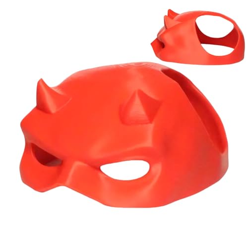 Uoqpty Katzengesichtsmaske für Cosplay, kreative Haustier-Kätzchen-Halbgesichtsabdeckung für Rollenspiele, Haustier-Kopfbedeckung, Gesichtsmaske für Weihnachten, Halloween, Kostümpartys, von Uoqpty