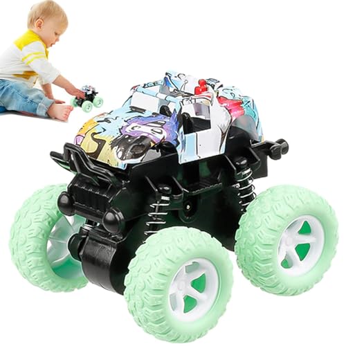 Uoqpty Stunt-Spielzeug für Kinder, Push-and-Go-Stunt-Auto | Rotierendes Auto für Kinder - Reibungsbetriebenes Autospielzeug für Kinder, Spielzeug für, Stuntauto-Modellspielzeug für Zuhause, von Uoqpty