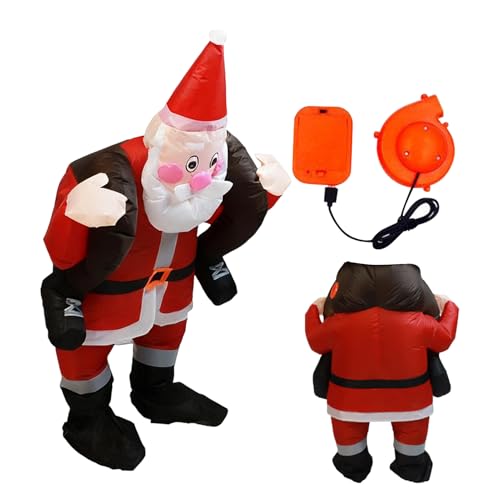 Uoqpty Weihnachtsmann Aufblasbares Kostüm | Wasserdichte Cosplay Overall,Lustiger Aufblasbarer Weihnachts Overall - Für Winterliche Festpartys Familientreffen Veranstaltungen Aufführungen Uoqpty Weihnachtsmann Aufblasbares Kostüm | Wasserdichte Cosplay Overall,Lustiger Aufblasbarer Weihnachts Overall - Für Winterliche Festpartys Familientreffen Veranstaltungen Aufführungen von Uoqpty